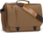ESTARER Messenger Bag 17-17.3 Inch, Men's Computer Bag Water-resistant Canvas by ESTARER