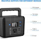 200W Portable Power Station, Powkey 120Wh/33, 000mAh Power Bank - Image 3