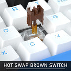 60% Mechanical Gaming Keyboard, Mixed Color Keycaps Gaming Keyboard - Image 6
