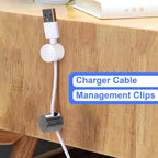 3 Sets Charger Holders for Cords, Adjustable Cable Anchor Holders, Adhesive - Image 4