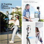 Auto Face Tracking Tripod 360° Rotation - Image 2