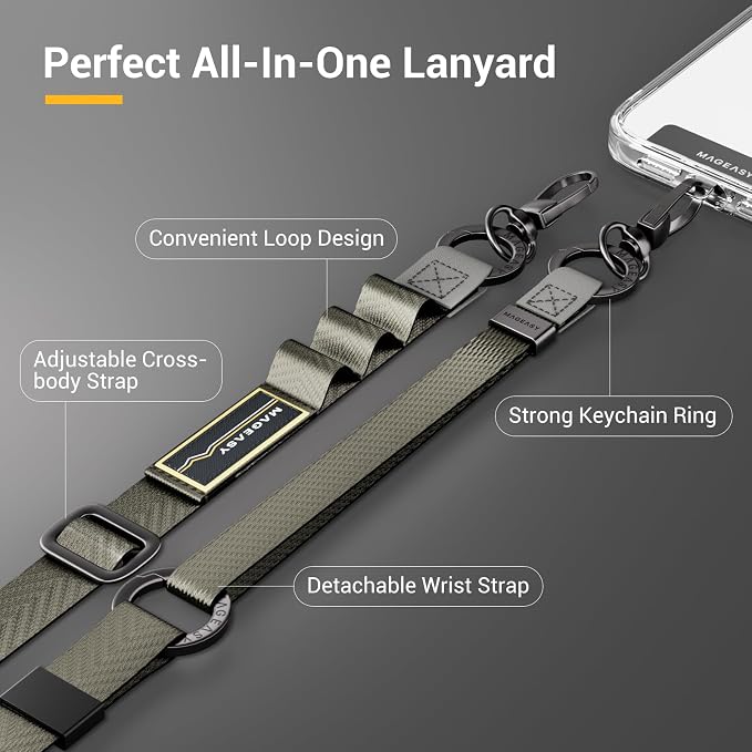 MAGEASY 2-In-1 Cell Phone Lanyard Crossbody - Image 5