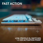 Logitech G915 X Lightspeed Wireless Mechanical Gaming Keyboard, Double-Shot PBT - Image 3