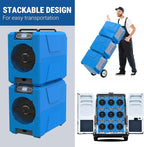 MOUNTO Commercial Dehumidifier, 150 Pint High-Capacity, Includes Pump Drain Hose - Image 7