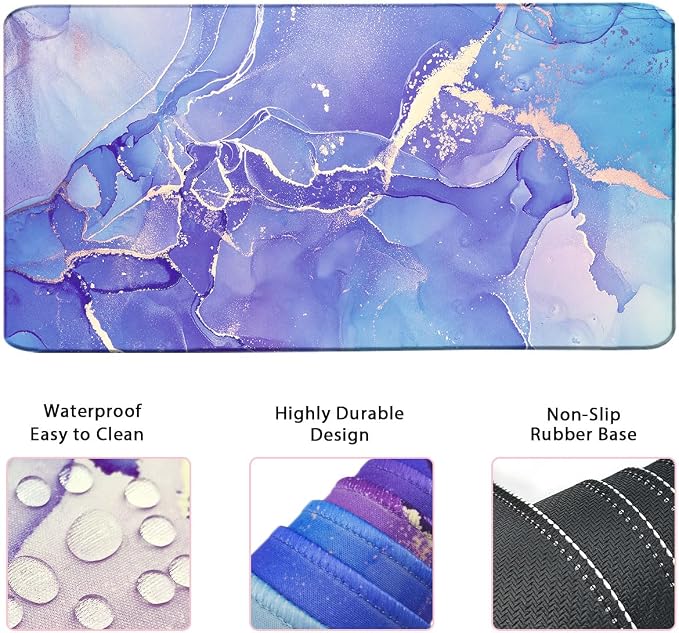 4-in-1 Large Mouse Pad, Keyboard Wrist Rest Pad & Wrist Support Mousepad Set - Image 4