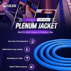 Cat6A Plenum Cable 1000ft Blue | 100% Solid Bare Copper 750MHz, PoE++ 23AWG 4 - Image 4
