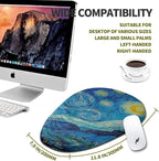 Hokafenle Ergonomic Mouse Pad Wrist Support, Terraced Slope Carpal Tunnel Wrist - Image 4