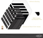 Mollywell Hexagon Acoustic Panels, 12 Pack |Wood Veneer|High Density Sound - Image 3