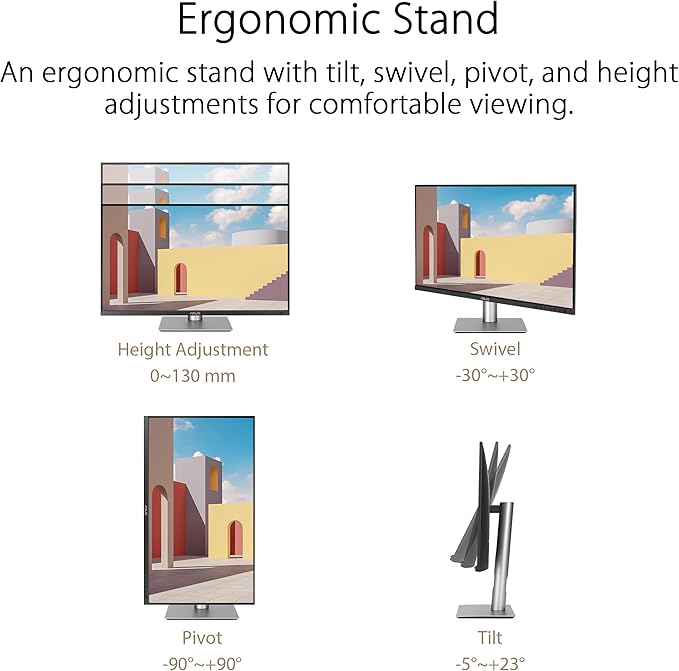 ASUS ProArt Display 27” 4K HDR Professional Monitor - Image 9