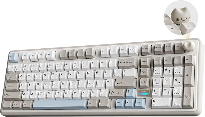 YUNZII B98 PRO QMK/VIA Wireless Mechanical Gaming Keyboard, 96% Layout by YUNZIIMECHANICALKEYBOARD