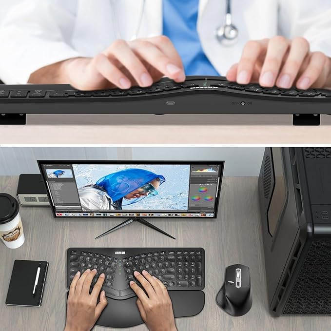 Arteck Split Ergonomic Keyboard - Image 7