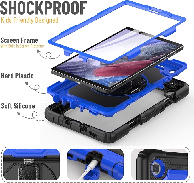 HXCASEAC Case for Samsung Galaxy Tab A7 Lite, Protective - Image 6