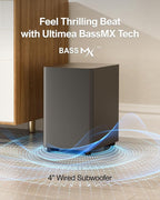 ULTIMEA 7.1ch Sound Bar with Subwoofer, Virtual Surround Sound System - Image 6