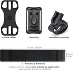 Cikyner Running Armband, Upgraded 3 in 1 Running Phone Holder Sports Armband - Image 6