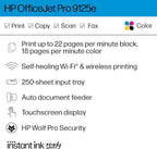 HP OfficeJet Pro 9125e All-in-One Printer, Printer-for-Small Medium Business - Image 2