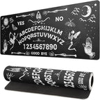 Mysterious Spirit Goth Gaming Mouse Pad 31.5x11.8 Inch Large Desk Mat Black by Siski