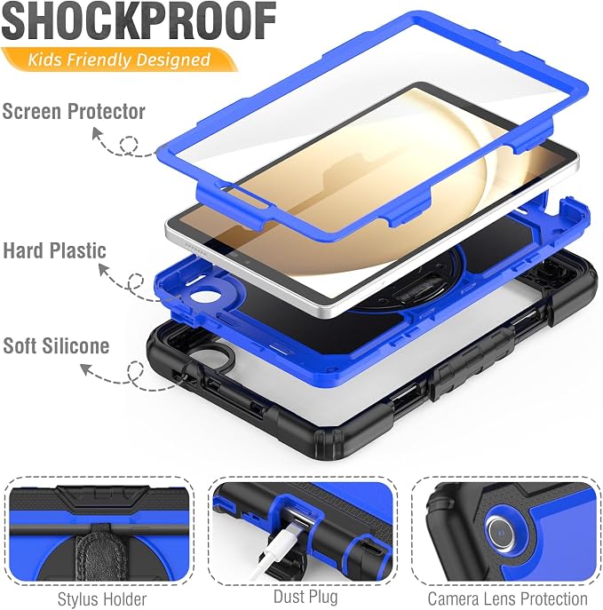 HXCASEAC Case for Samsung Galaxy Tab A9 8.7 Inch, Protective - Image 7