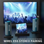 Ortizan Portable Bluetooth Speaker: IPX7 Waterproof, 24W Loud Sound, Deep Bass - Image 3