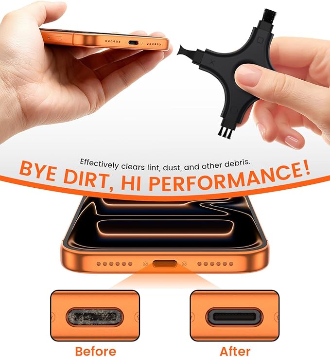 Port Cleaning Kit for iPhone, CODOGOY Charging Port Cleaner Tool - Image 3