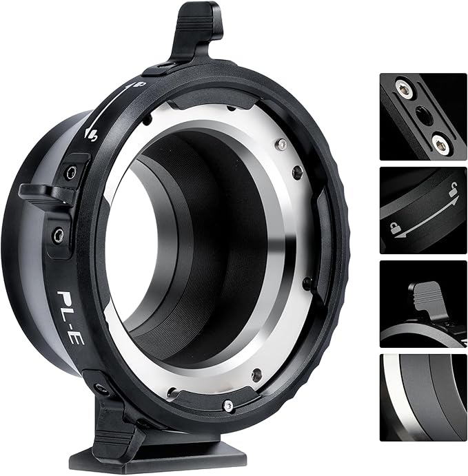 VILTROX PL-E Lens Adapter, Lens Converter Ring Camera Lens Mount Adapter Ring by ViltroxOfficial