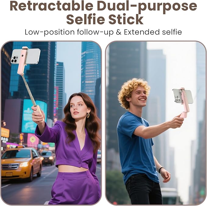 MQOUNY Phone Tripod, Portable Selfie Stick - Image 5