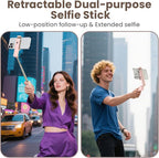 MQOUNY Phone Tripod, Portable Selfie Stick - Image 5