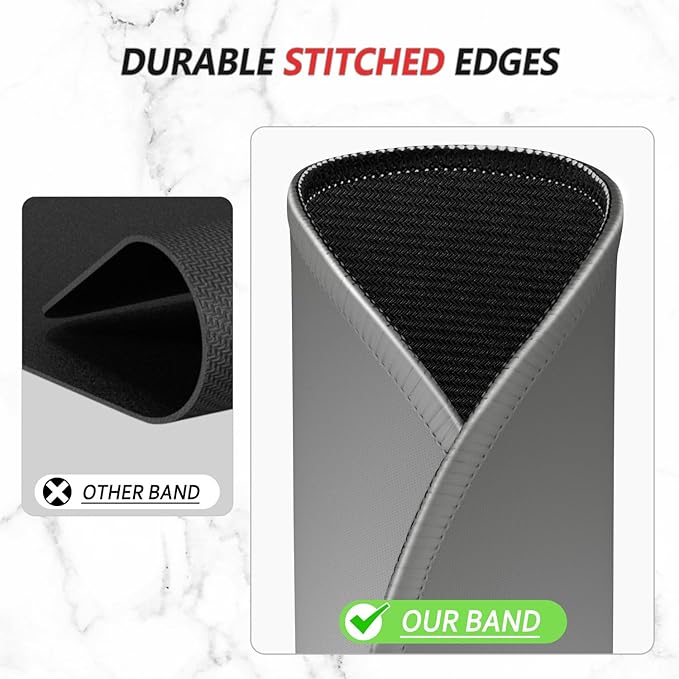 ITNRSIIET Mouse Pad Non-Slip Rubber Base Smooth Surface Stitched Edges - Image 5