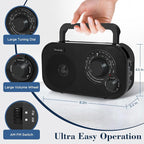 DreamSky AM FM Portable Radio Plug in Wall or Battery Operated - Image 3