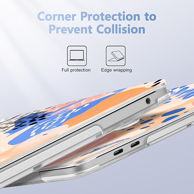 May Chen for New MacBook Pro 13 Case 2022 2020 Release, Plastic Crystal Hard - Image 3