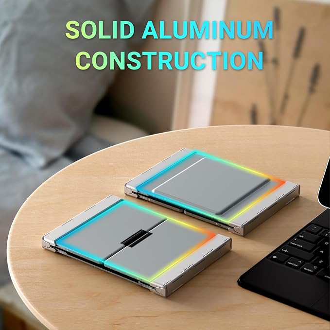 iClever Foldable Bluetooth Keyboard, BK05S Folding Wireless Portable Keyboard - Image 4