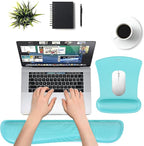 MOSISO Wrist Rest Support for Mouse Pad & Keyboard Set, Ergonomic Mousepad - Image 2