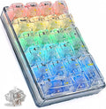 SOLAKAKA K21 RGB Backlit Tri-Mode Transparent Wireless Mechanical Number Pad by SOLAKAKA