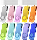 Kepmem 10-Pack 16GB USB 2.0 Flash Drives Bulk Memory Stick Swivel Thumb Drives by KepmemUSBFlashDrive