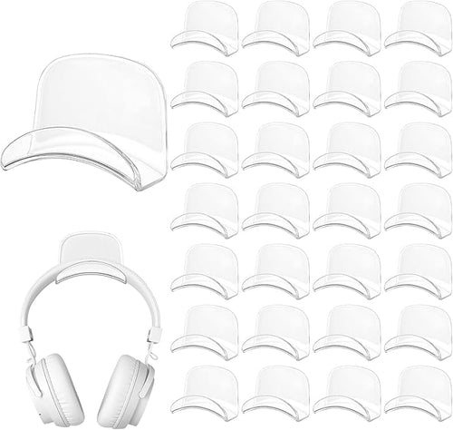 30 Pcs Headset Wall Holder Adhesive Gaming Headset Holder Hooks by Wonderjune