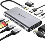 UtechSmart USB Docking Station, 11 IN 1 USB C Dock Triple Display, USB 3.0 by UtechSmart