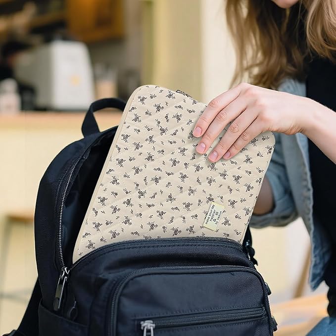 Puffy Laptop Sleeve 13-15.6 Inch Cute Quilted Laptop Protective Case Padded - Image 5