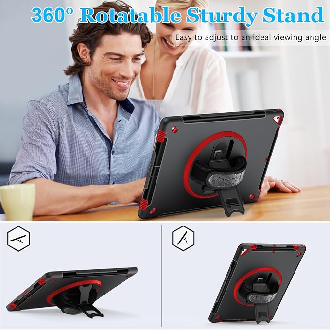iPad Pro 12.9 Case 2nd Generation 2017 & 2015 1st Generation, Heavy Duty Rugged - Image 3