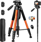 Tripod for Camera, Professional Heavy Duty Compact Camera Stand for Phone by Victiv
