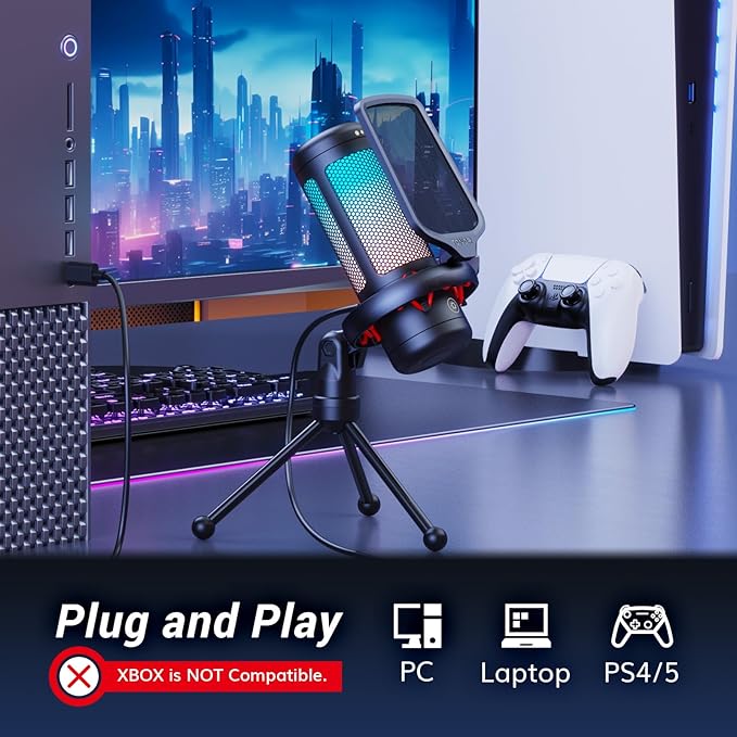 TONOR Gaming Microphone Set, USB Condenser Mic - Image 6
