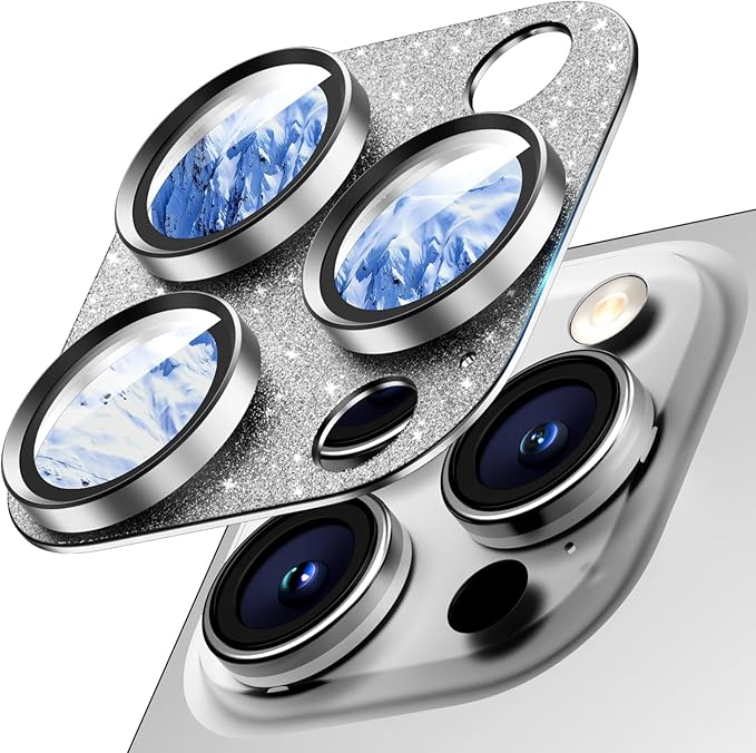 Camera Lens Protector for iPhone 16 Pro Max/16 Pro/15 Pro Max/15 Pro/14 Pro by WumigooProducts