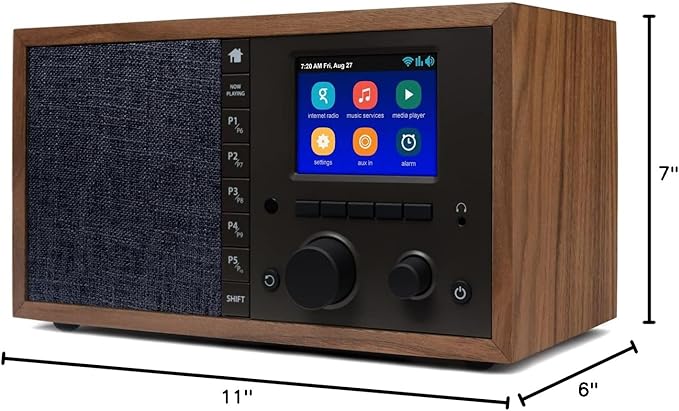 Grace Digital Mondo Elite Classic Internet Radio + SiriusXM, Spotify Connect - Image 10