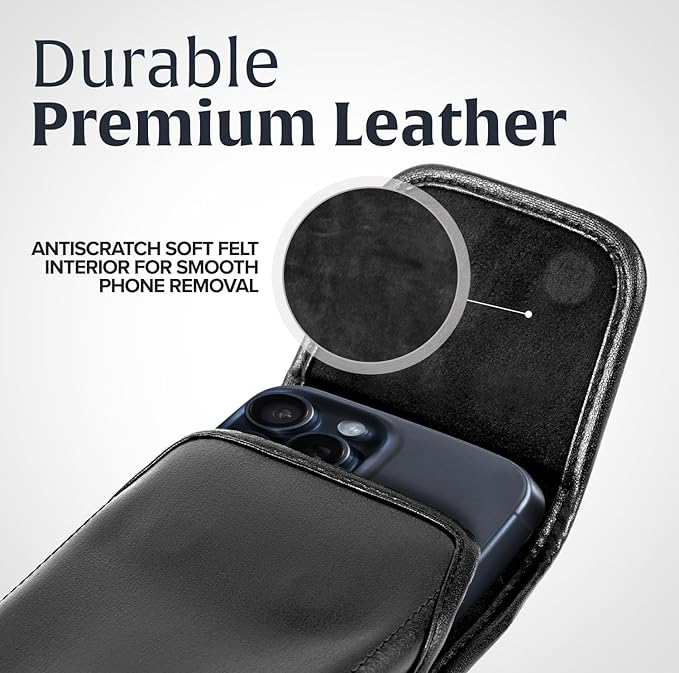 Turtleback Belt Clip for iPhone 16 Pro Max, 15 Pro Max, 14 Pro Max -Small- Fits - Image 5