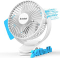 usb Personal Clip on Fan 2400mAh Battery Operated 6in, Type C, 3 Speed by FocusedUSBsmallappliances