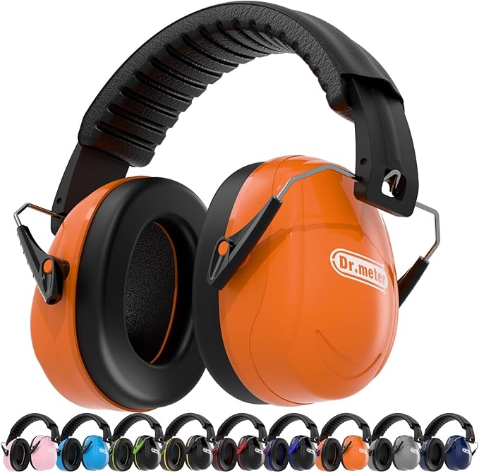 Dr.meter Noise Reduction Ear Muffs, Ear Protection Noise Cancelling Headphones by Drmeter