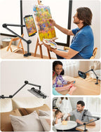 OMOTON Tablet Stand Mount for Desk, Adjustable Phone Holder for Bed - Image 8
