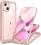 Miracase Compatible with iPhone 13 case 6.1 inch, with Built-in 9H Tempered by Miracase