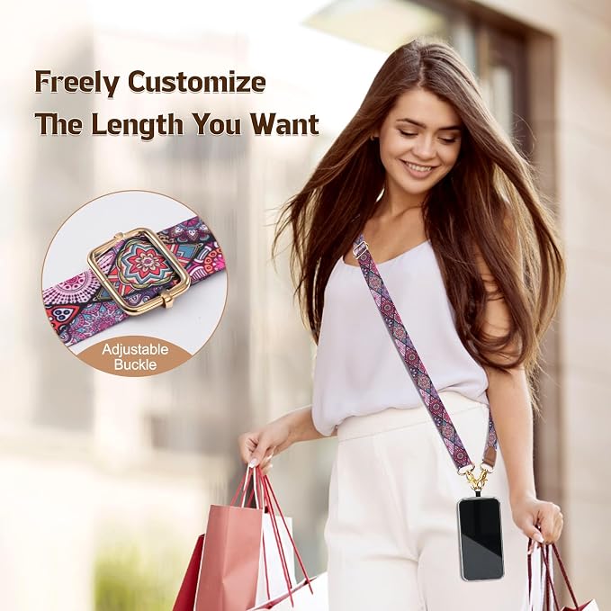 TiMOVO Phone Lanyard Crossbody Wrist Strap, Adjustable Anti-Theft Strap - Image 3