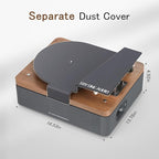 1 by ONE All-in-One Vinyl Record Player, HiFi Turntable Built-in Speakers - Image 7