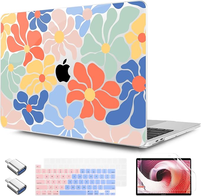 TWOLSKOO Compatible with MacBook Pro 13 inch Case 2023-2016 A2338 M2/M1 A2251 by TWOLSKOO