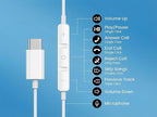 2 Packs USB C Headphones for iPhone 17/16/15 Pro Max Plus Type C Earphones - Image 2